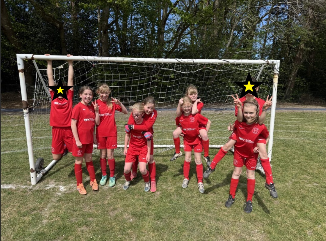 Friendly girls football match vs Oaklands Juniors