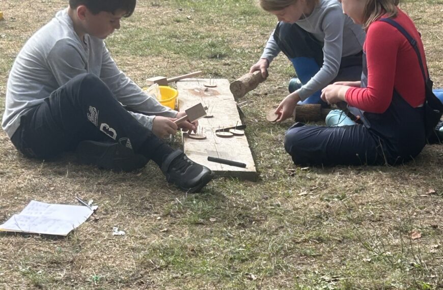 Forest School has arrived at Hatch Ride!